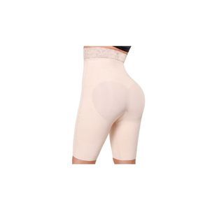 New Faja Colombiana Strapless Beige Nude Knee Length Butt Light Compression M‎